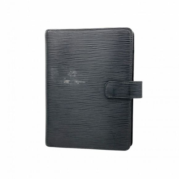 Louis Vuitton Epi Agenda MM Notebook Cover R20042 Noir  Men's Women's Unisex - Picture 1 of 10